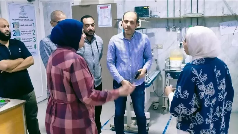 في منتصف الليل.. وكيل صحة المنيا تفاجئ مستشفى مغاغة بقرارات جديدة