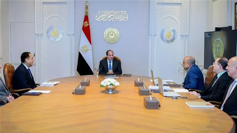 الرئيس السيسي يوجه بتسريع مشروعات الطاقة المتجددة وخفض ديون الموازنة