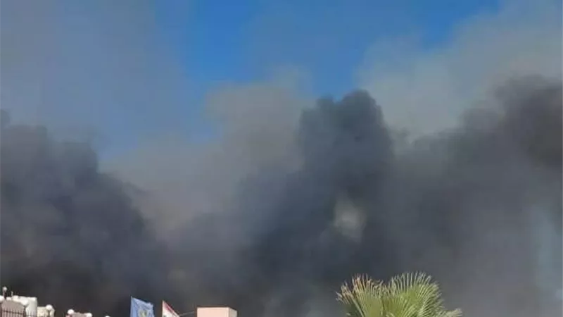 السيطرة على حريق ضخم التهم 91 مركبة بمنطقة البتروكيماويات بالإسكندرية (صور)