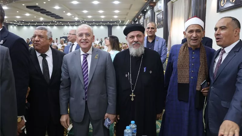 مؤتمر حاشد بكفر شكر لدعم حزب الجبهة الوطنية فى انتخابات الشيوخ