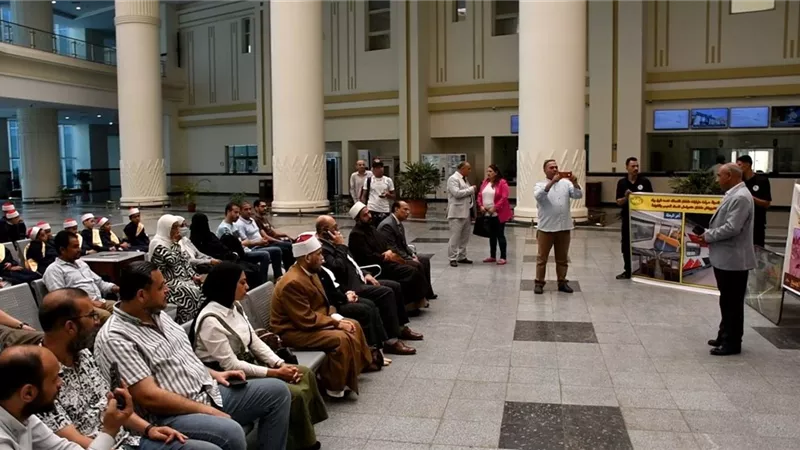  السكة الحديد تنظم ندوات توعيه بالتعاون مع الازهر الشريف تحت شعار قطاراتنا مرأة حضارتنا