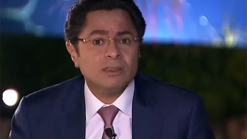 خالد أبو بكر يتعرض لوعكة صحية على الهواء مباشرة