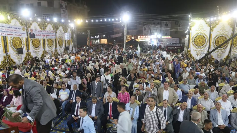 مؤتمر جماهيري في المنيا لدعم الجبهة الوطنية بانتخابات الشيوخ