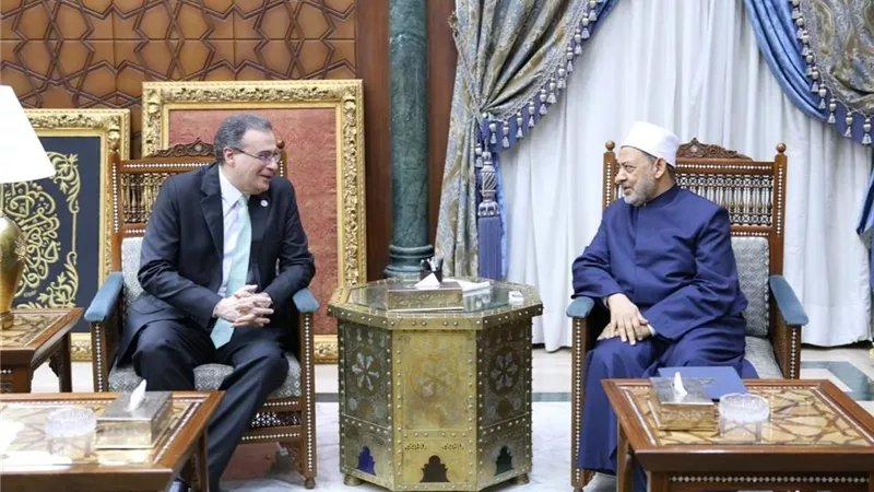 شيخ الأزهر يبحث مع 
