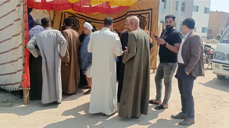 استمرار توافد الناخبين على صناديق الاقتراع بانتخابات مجلس الشيوخ في محافظة الفيوم