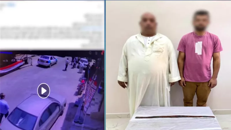 ضبط شخصين اعتديا على مواطن بقطعة حديدية بسبب خلاف مروري في الفيوم