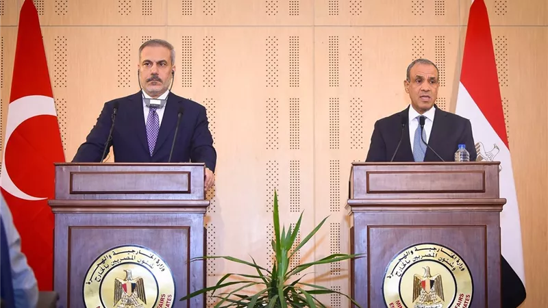 تطورات الأوضاع في الأراضي الفلسطينية .. تفاصيل لقاء بدر عبد العاطي وزير الخارجية ونظيره التركي 