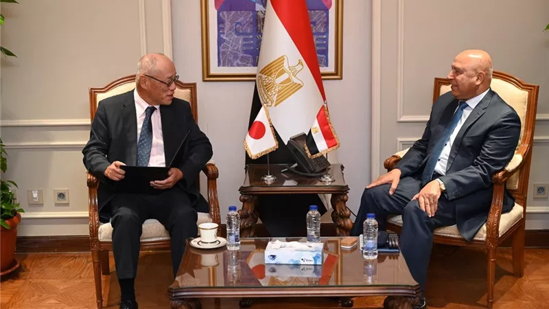 مصر واليابان تبحثان التعاون المستقبلي بمجالي النقل والصناعة