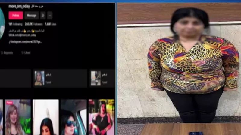 نشرت فيديوهات خادشة للحياء.. الداخلية تكشف تفاصيل ضبط البلوجر 