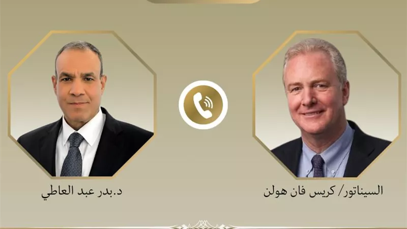  وزير الخارجية  يتلقى اتصالًا هاتفيًا من السيناتور الأمريكي 