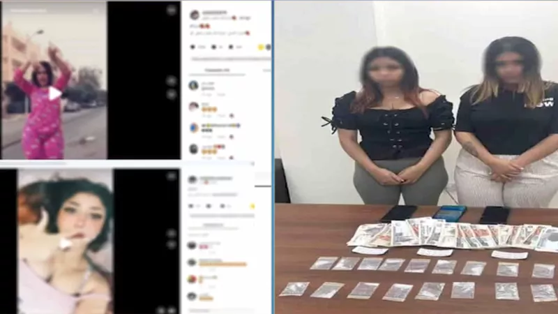 بعد نشر فيديوهات مُخلة.. ضبط صانعتي محتوى بالجيزة بحوزتهما كمية من المخدرات 
