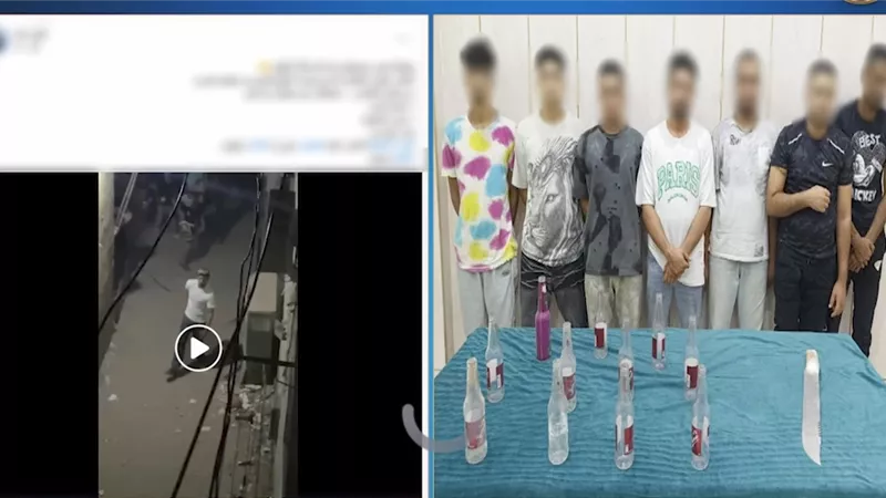 تفاصيل مشاجرة بالأسلحة البيضاء في المعصرة بسبب اصطدام سيارات