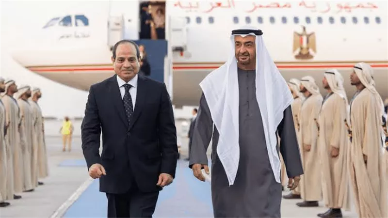 السادات: زيارة محمد بن زايد لمصر محطة جديدة في العلاقات الأخوية بين البلدين