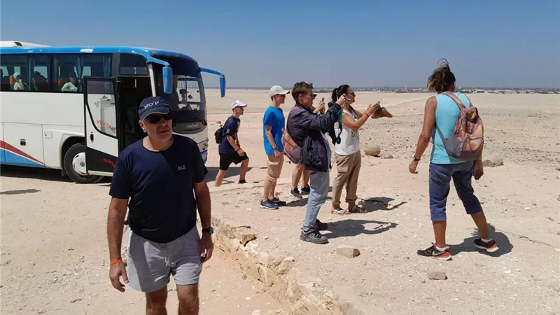 وفود سياحية من ألمانيا والنمسا وشيلي تزور مواقع أثرية بالمنيا