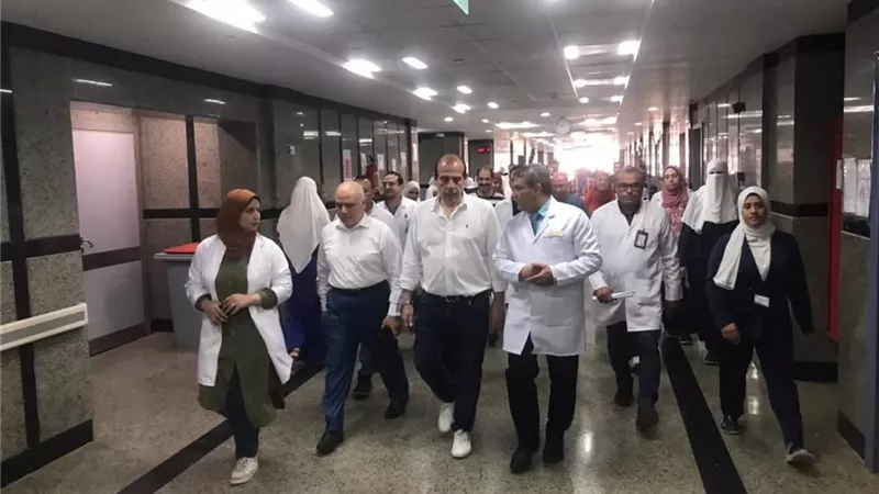 نائب وزير الصحة يتفقد منشآت طبية بالقليوبية ويوجه الشكر لمستشفى ناصر التخصصي