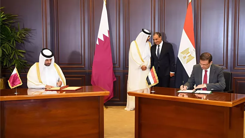 مصر وقطر توقعان مذكرة تفاهم لتعزيز التعاون الزراعي والأمن الغذائي