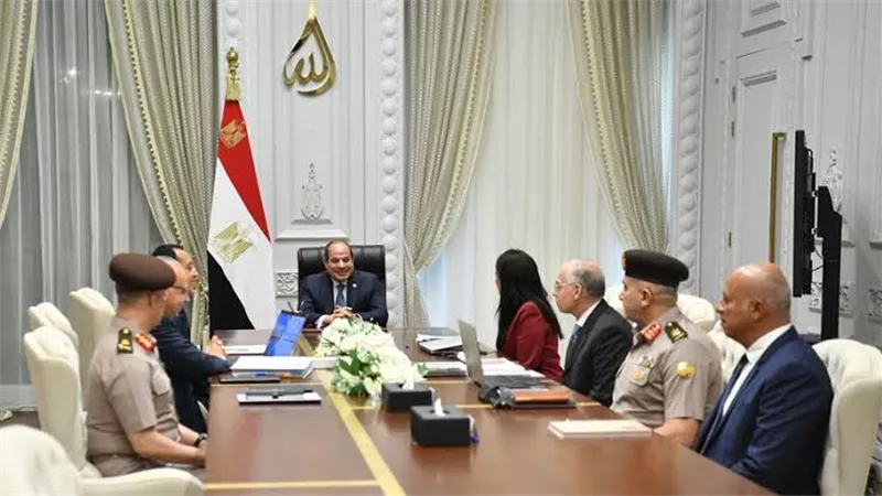 الرئيس السيسي يستعرض الموقف المائي على مستوى الجمهورية