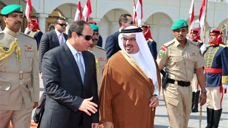 السيسي وولي عهد البحرين يؤكدان أهمية تعزيز العلاقات الثنائية ورفض تهجير الشعب الفلسطيني