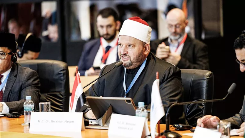 الأمين العام لدور وهيئات الإفتاء في العالم يوجه نداءً من قمة البريكس بالبرازيل