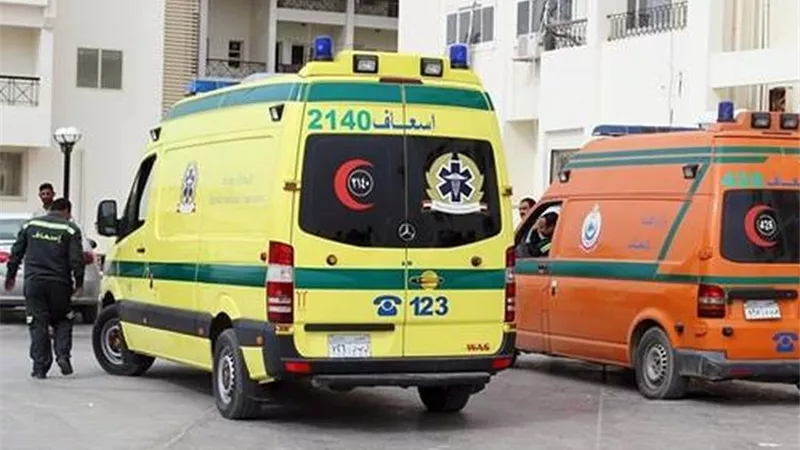مصرع شاب وإصابة 4 في حادث تصادم بالمنيا