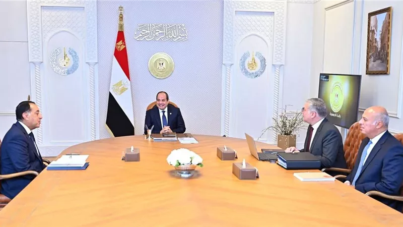 الرئيس السيسي يوجه بتطوير آبار البترول والغاز المكتشفة وإدراجها بخريطة الإنتاج
