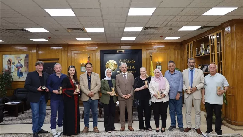 في مجالات الآثار والمتاحف.. رئيس جامعة المنيا يبحث التعاون الأكاديمي مع وفود ألمانية وأردنية 