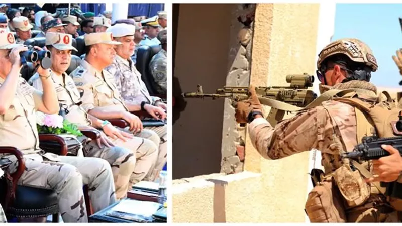 النجم الساطع 2025.. الفريق أحمد خليفة يشهد تنفيذ أحد أنشطة التدريب المصري الأمريكي