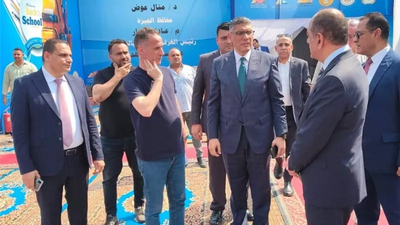 محافظ الجيزة يتابع التجهيزات النهائية لافتتاح معرض 