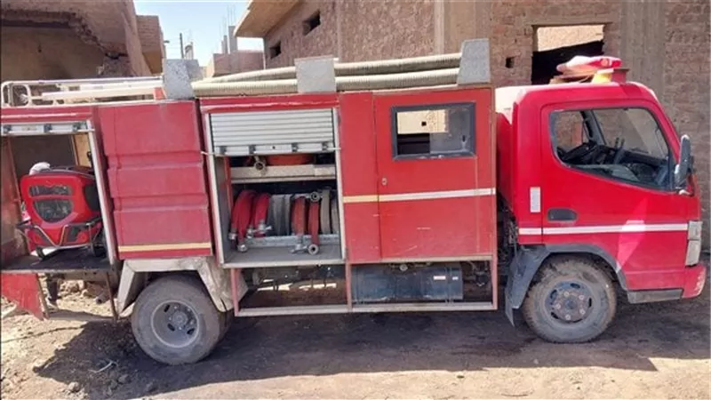 مصرع شاب في حريق مأساوي داخل عقار سكني بالعياط