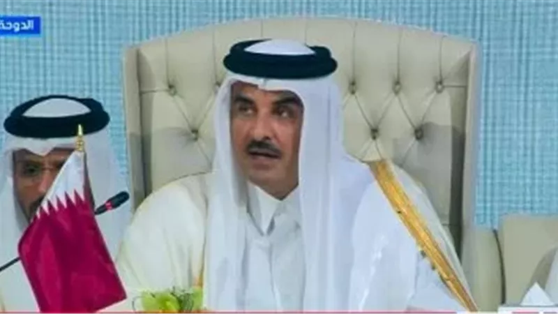 أمير قطر: العدوان الإسرائيلي غادر وجبان واستهدف جهود الوساطة في غزة