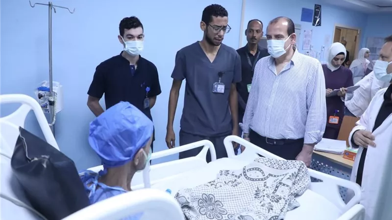 نائب الوزير يتفقد عدد من المنشآت الطبية بمحافظة كفر الشيخ