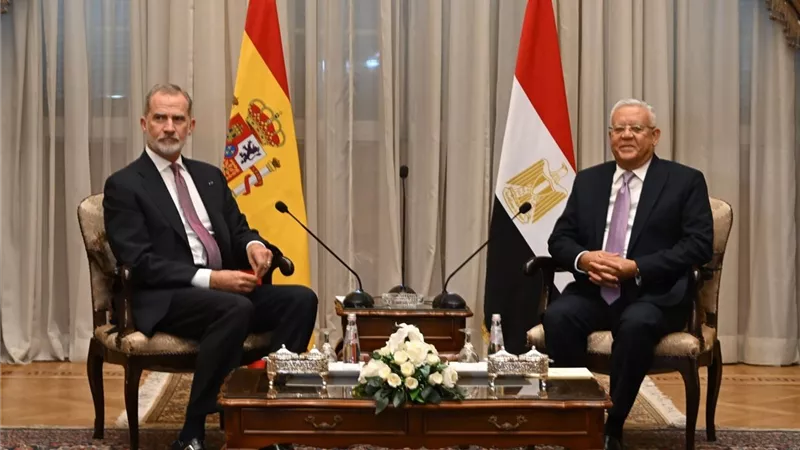 رئيس مجلس النواب يستقبل فيليب السادس ملك أسبانيا
