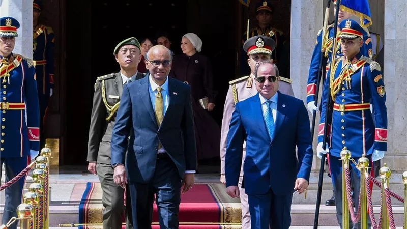 الرئيس السيسي ونظيره السنغافوري يشهدان توقيع عدد من الاتفاقيات بمختلف المجالات