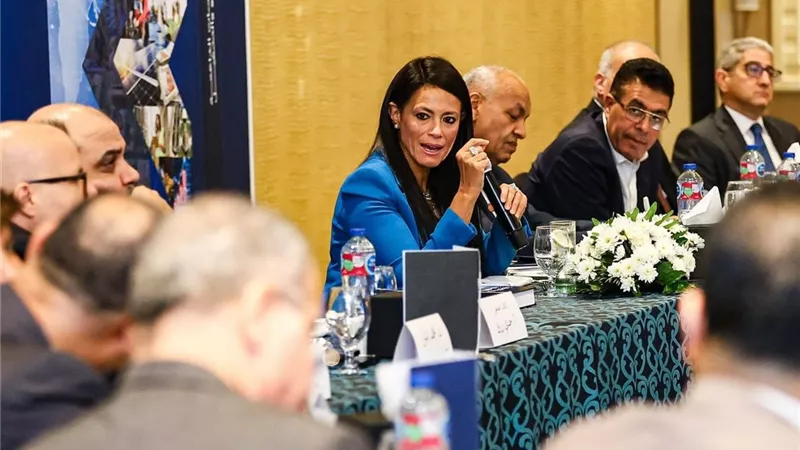 تفاصيل لقاء وزيرة التخطيط  مع رؤساء تحرير الصحف والمواقع الإخبارية 
