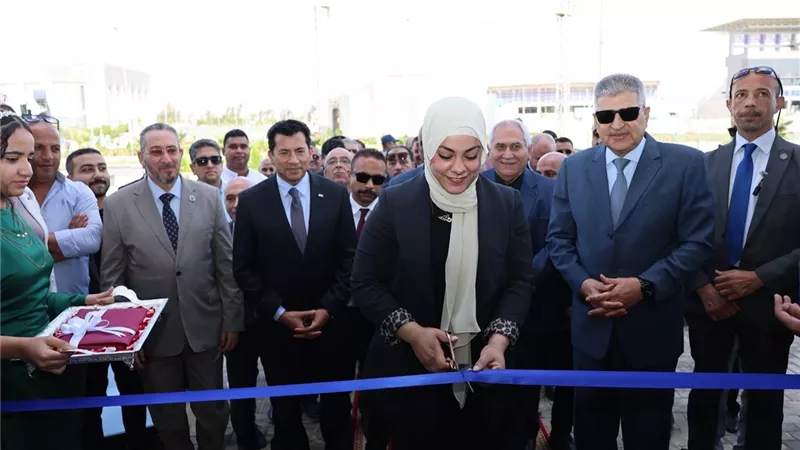 افتتاح أول صالة دولية لرفع الأثقال بالإسماعيلية باسم البطلة الأولمبية سارة سمير
