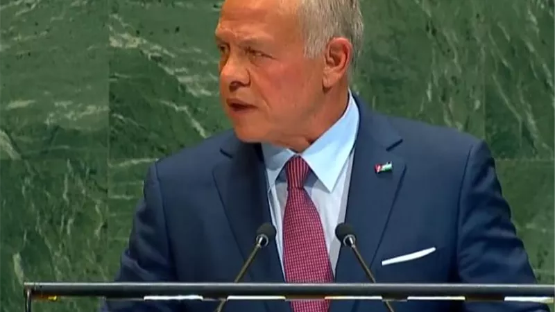 الملك عبدالله الثاني: حل الدولتين الطريق الوحيد لتحقيق السلام في الشرق الأوسط