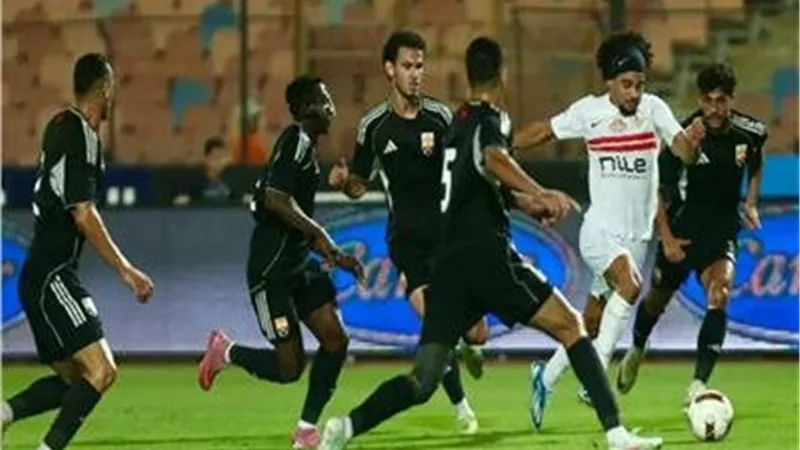 تعادل مثير بين الزمالك والبنك الأهلي في الشوط الأول