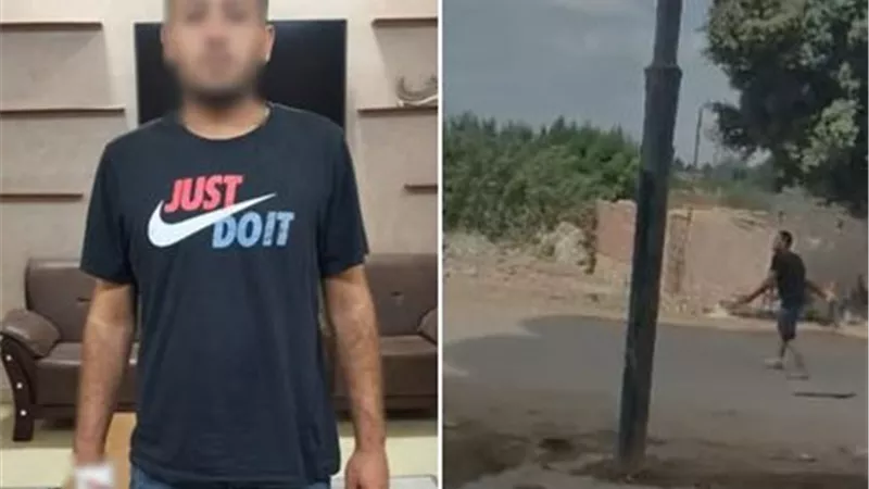 الداخلية تكشف ملابسات فيديو لشخص يلقي زجاجات بنزين مشتعلة بأحد الطرق بالغربية