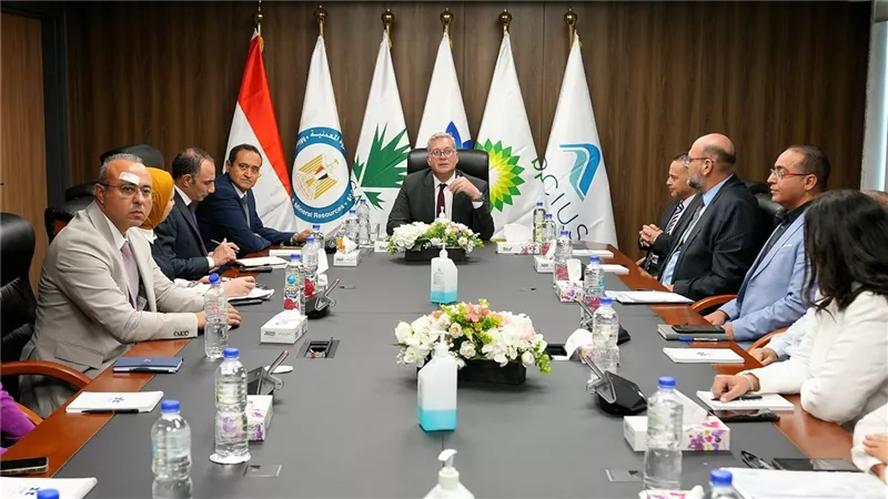 وزير البترول يتابع عبر 