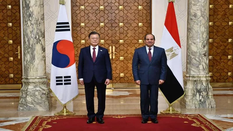 الرئيس السيسي يستقبل المبعوث الخاص لرئيس جمهورية كوريا الجنوبية
