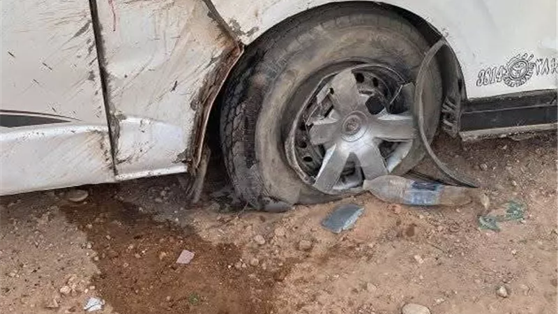 إصابة 9 أشخاص في انقلاب ميكروباص بالصحراوي الغربي بالمنيا