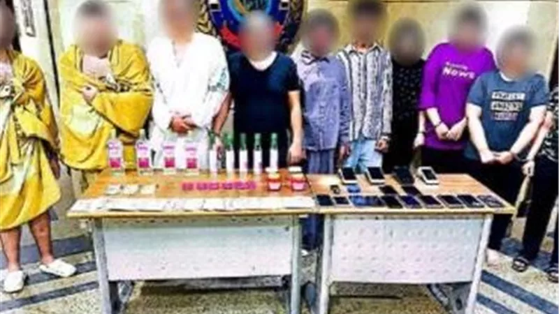 ضبط 10 أشخاص بينهم 5 سيدات لممارسة الأعمال المنافية للآداب بالشيخ زايد
