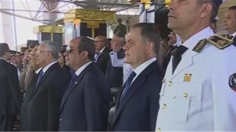 الرئيس السيسي يشهد الاحتفال بتخرج دفعة جديدة من طلاب أكاديمية الشرطة