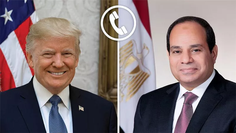 الرئيس السيسي يهنئ ترامب بجهوده في وقف حرب غزة ويدعوه لحضور احتفالية توقيع الاتفاق 
