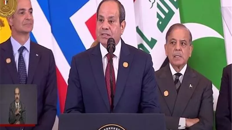 الرئيس السيسي أمام قمة السلام: القيادة الحقيقية ليس في شن الحروب لكن في القدرة على إنهائها