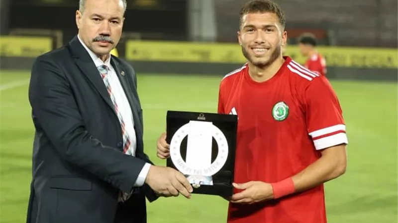 على زعزع يحصد جائزة رجل مباراة مودرن سبورت أمام وادي دجلة