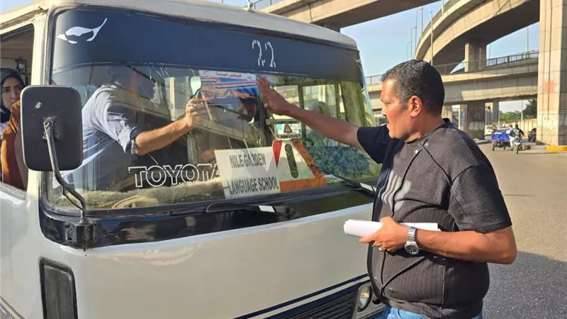 محافظ الجيزة : ضبط 60 مخالفة لسيارات السرفيس لتقسيم خطوط السير وتحصيل أجرة زائدة خلال يومين