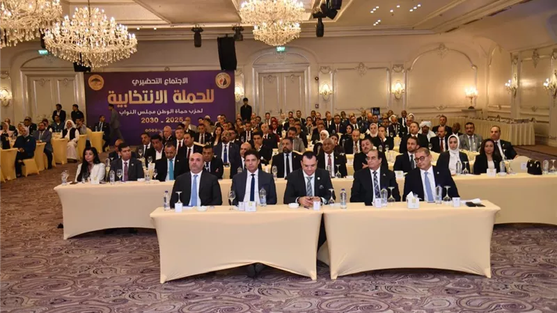 حماة الوطن يعقد الاجتماع التحضيري للحملة الانتخابية لمرشحي الحزب في انتخابات مجلس النواب