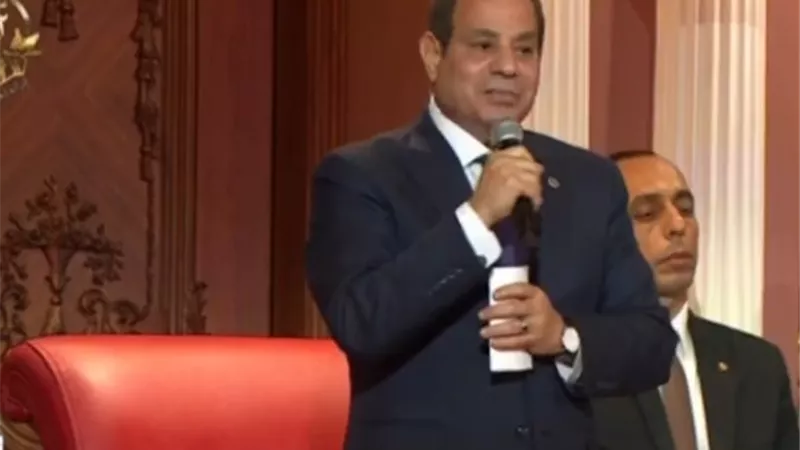 نسعى دائمًا لتحقيق السلام.. نص كلمة السيسي في احتفالية 