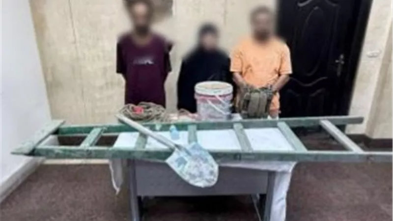 أمن القاهرة يضبط 3 أشخاص بينهم سيدة لتنقيبهم عن الآثار داخل عقار بالجمالية